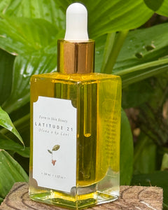 Latitude 21 The Golden Elixir (nourishing olena-kukui glow oil) (1.5 oz, 50 ml value size) https://www.latitude21skin.com/