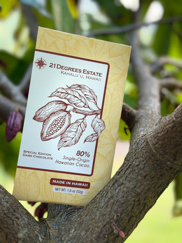 **2024 Craft Chocolate Challenge Winner! 2025 Special Edition Seasonal Blend 80% Dark Chocolate
