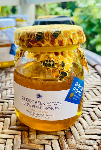 Kahalu`u Gold Raw Tropical Farm Honey (2020/2022)Good Food Awards National Winner)